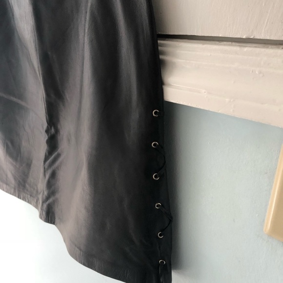 Cache genuine leather skirt size 10 & 6 available - Picture 6 of 8